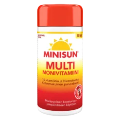 Minisun monivitamiini multi kola 90 tbl