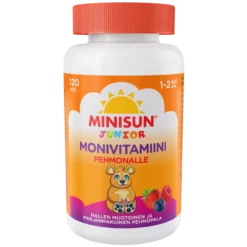 Minisun Monivitamiini Pehmonalle Junior 120 kpl