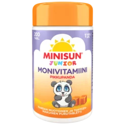 Minisun Monivitamiini Toffee Pikkupanda tabletti 200 tabl
