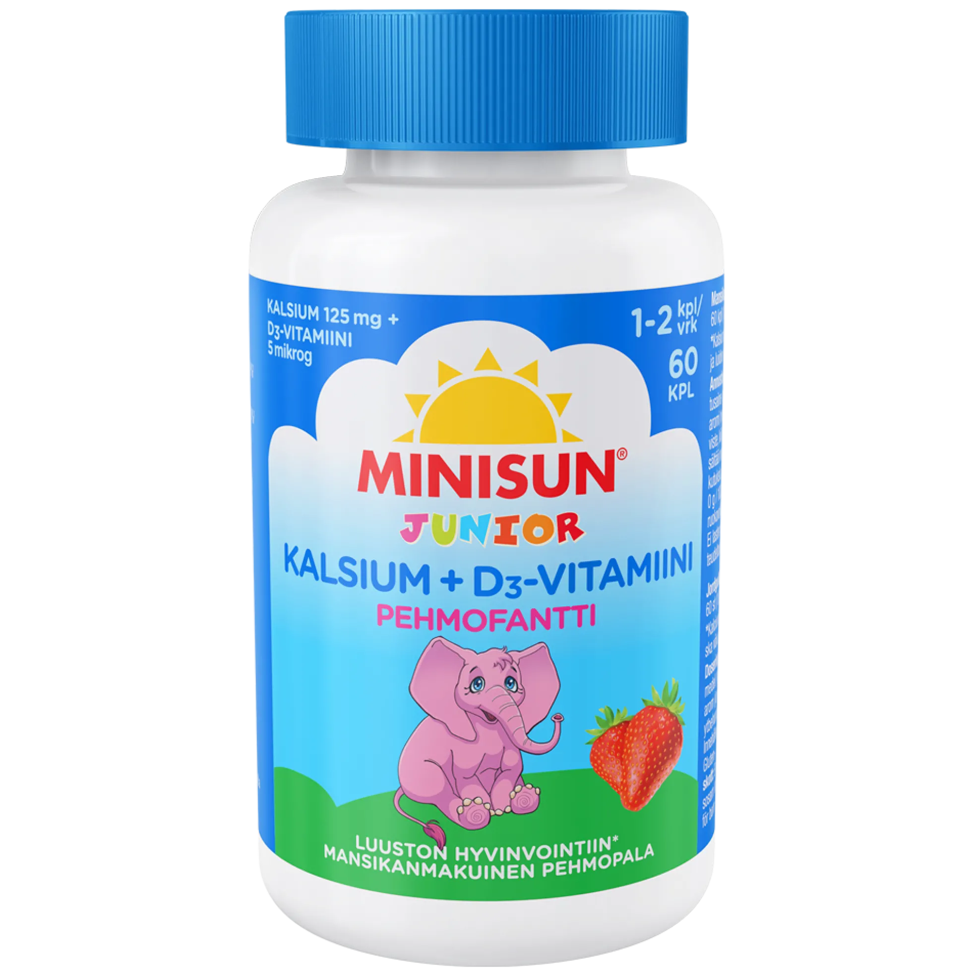 Minisun Pehmofantti Luusto Junior 60 purutablettia