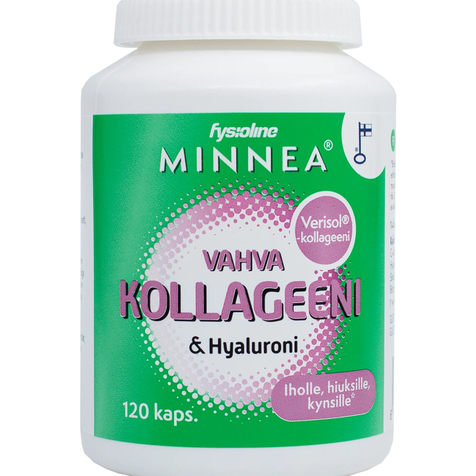 Minnea Kollageeni + Hyaluroni 300 mg kapseli 120 kpl