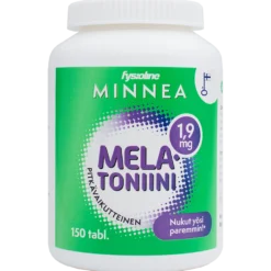 Minnea Melatoniini pitkävaikutteinen 1,9 mg tabletti 150 kpl