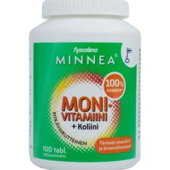 Minnea monivitamiini+koliini tabletti 100 kpl
