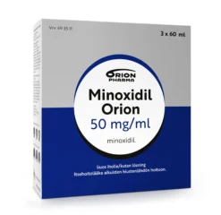 Minoxidil Orion 50 mg/ml Liuos Iholle 3 x 60 ml -itsehoitolääke hiustenlähtöön