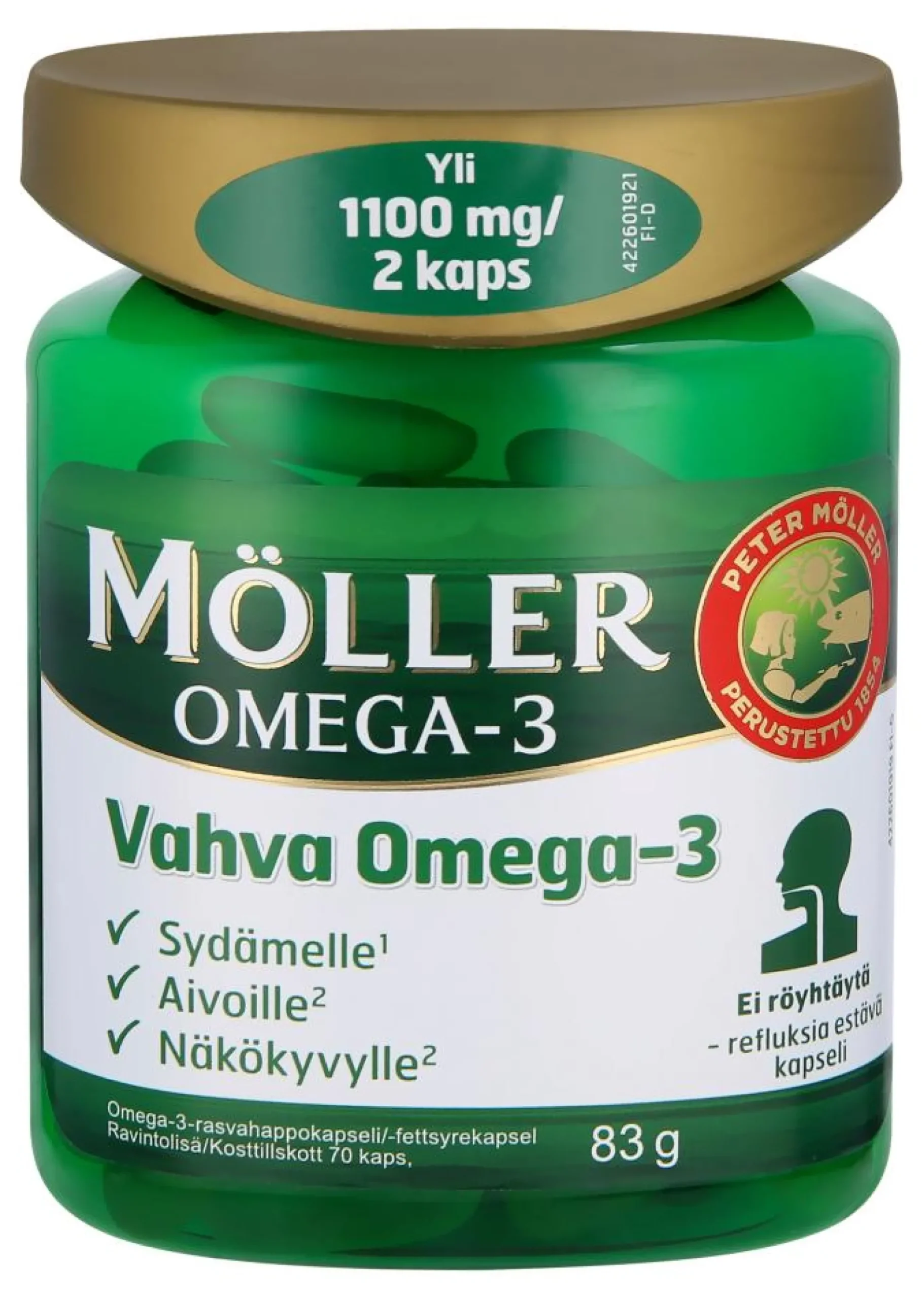 MÖLLER OMEGA-3 VAHVA 70 kaps