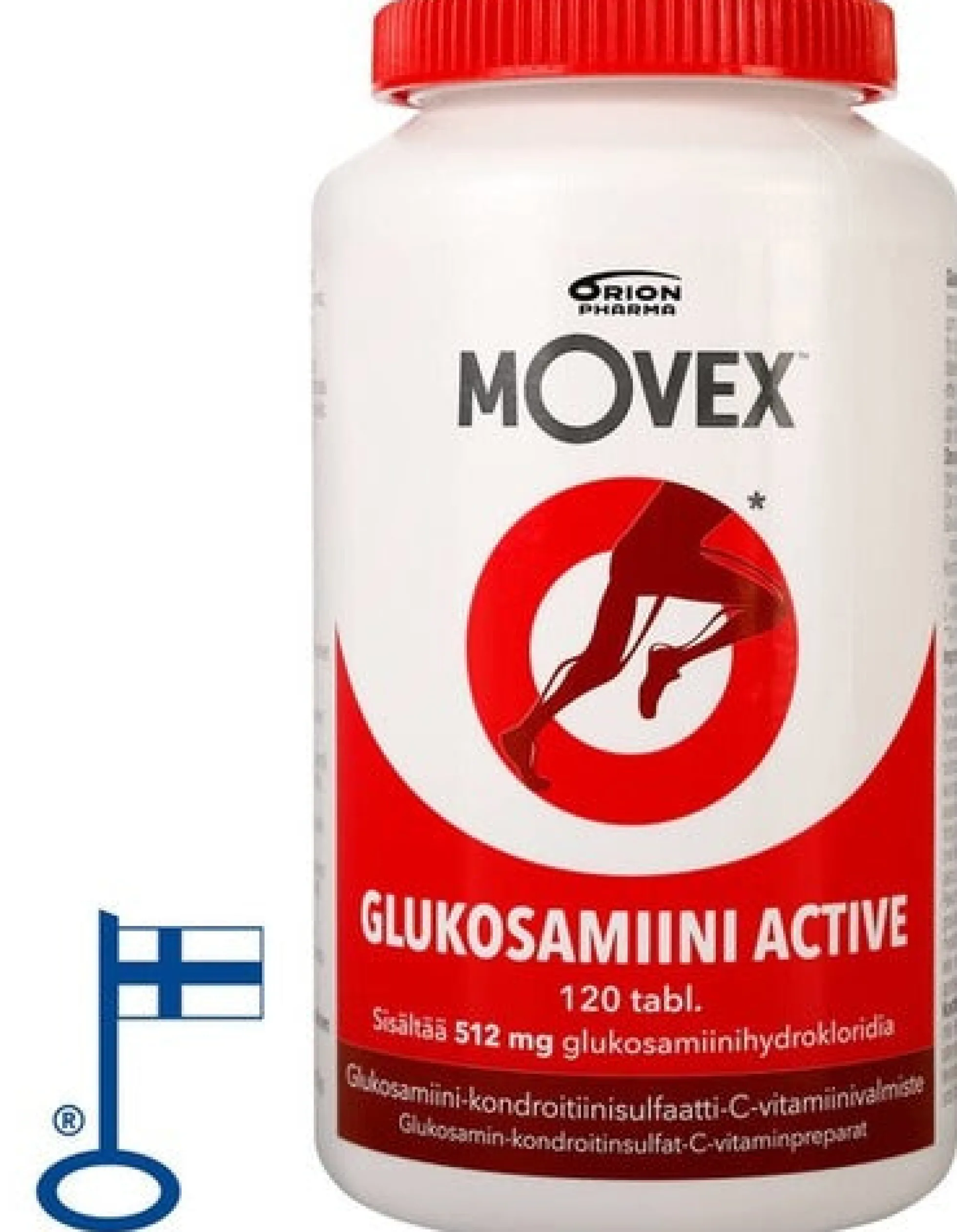Movex Glukosamiini Active 120 tbl nivelten hyvinvointiin