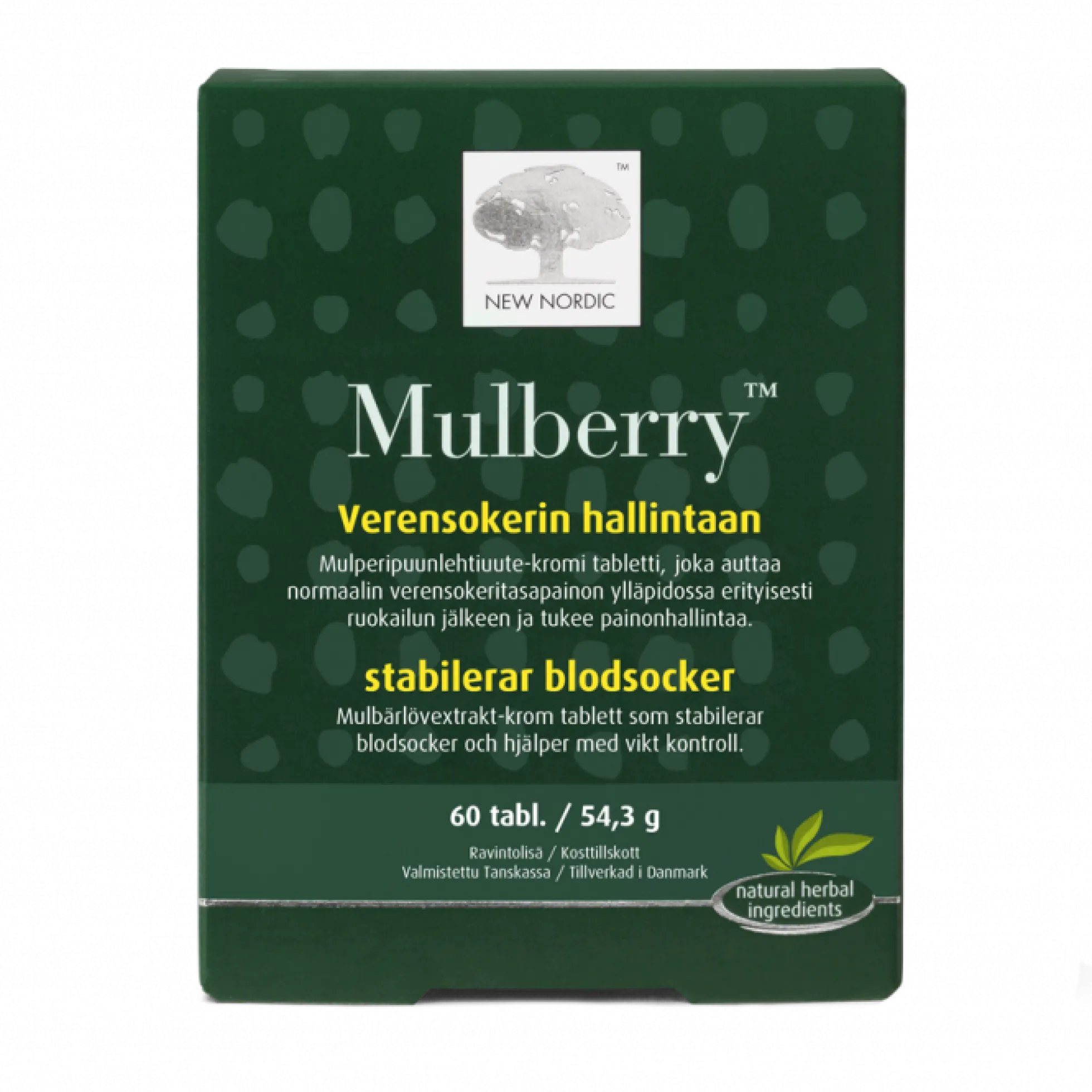 Mulberry Verensokerin Hallintaan 60 tabl.