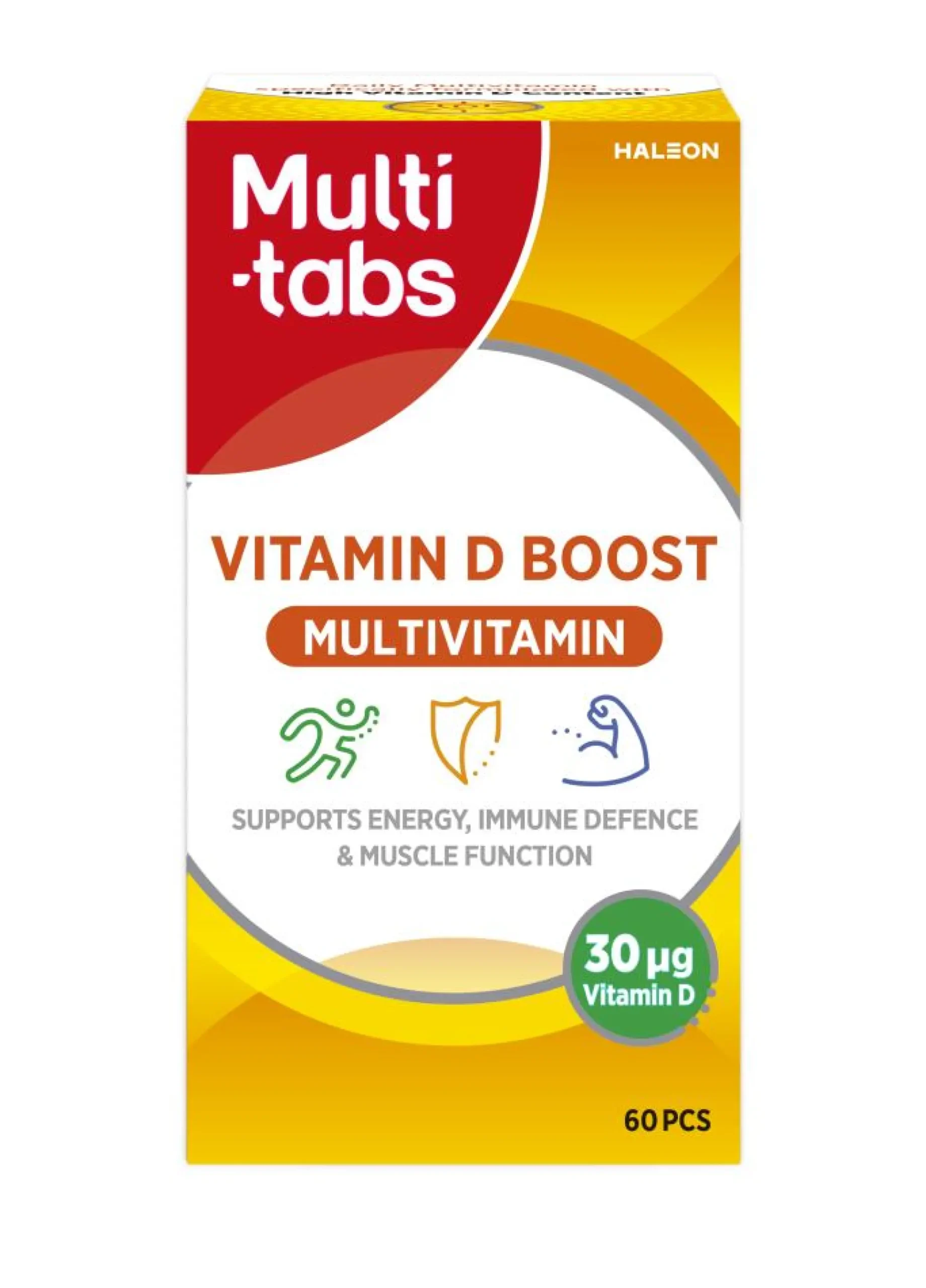 Multi-Tabs Vitamin D Boost Monivitamiini 60 kpl