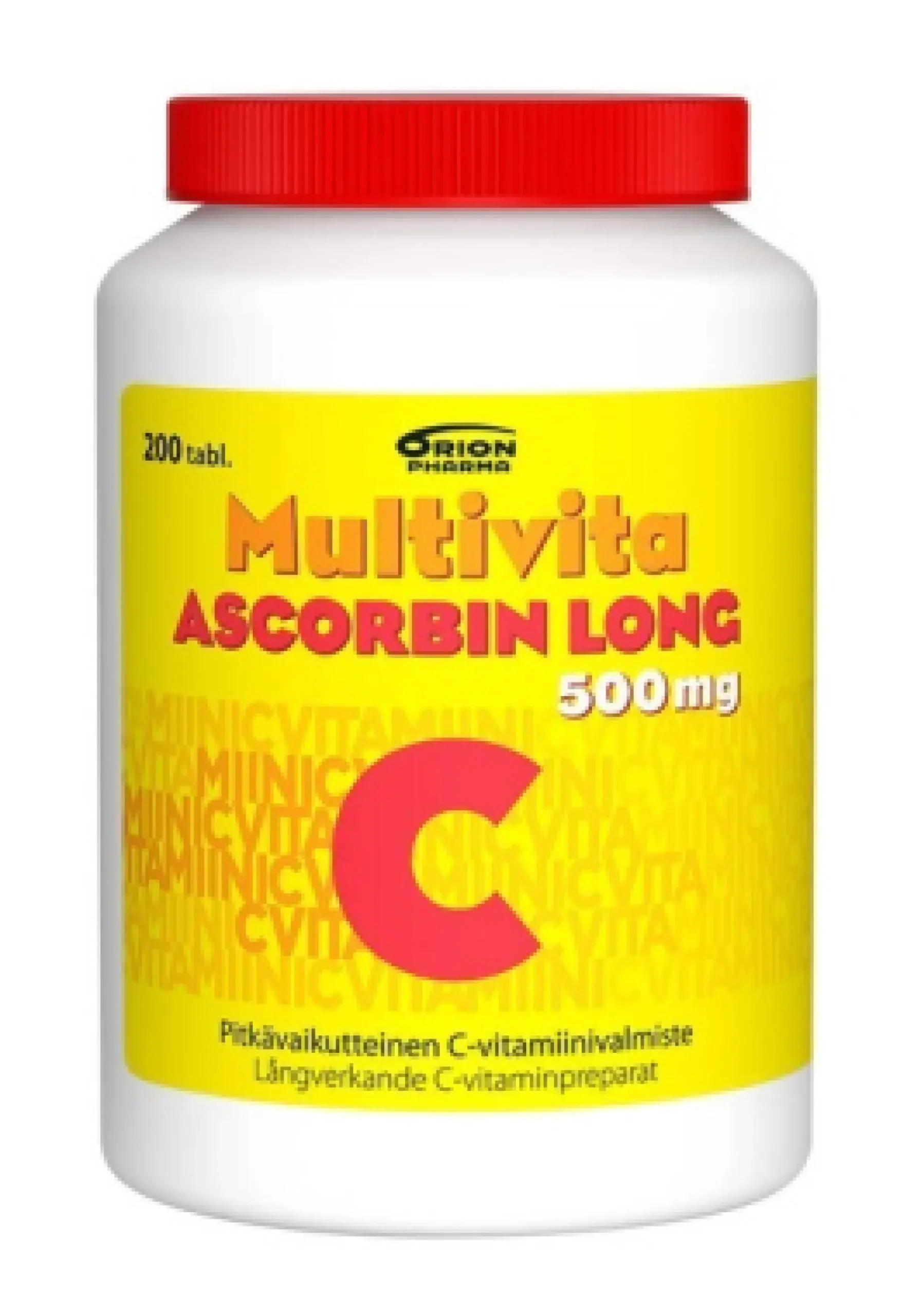 Multivita Ascorbin Long 500 mg - 200 tablettia