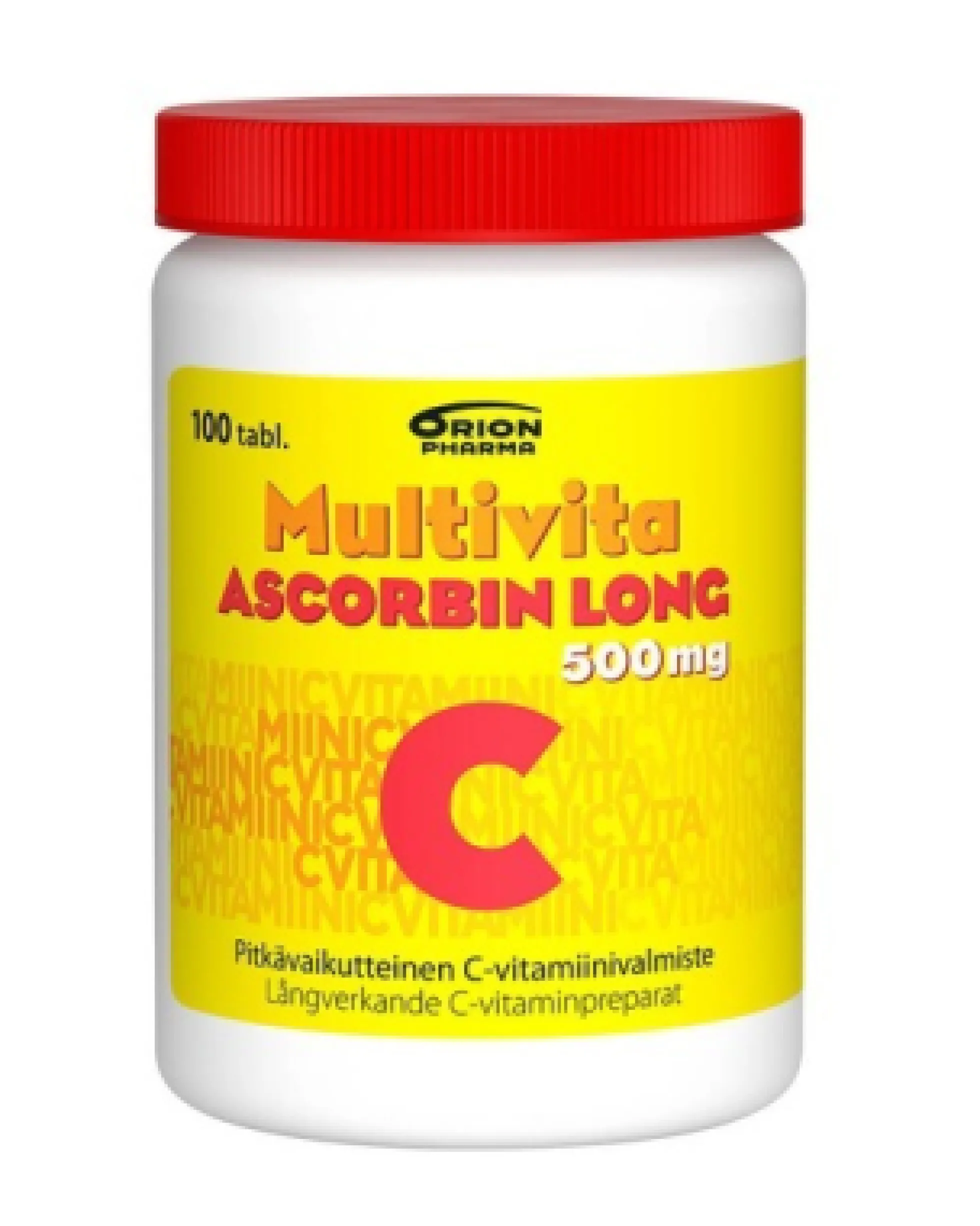 Multivita Ascorbin Long 500 mg - 100 tablettia