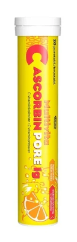 Multivita Ascorbin 1000 mg 20 poretabl