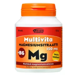 Multivita Magnesiumsitraatti 150mg + B6 nieltävä tabletti 90 kpl