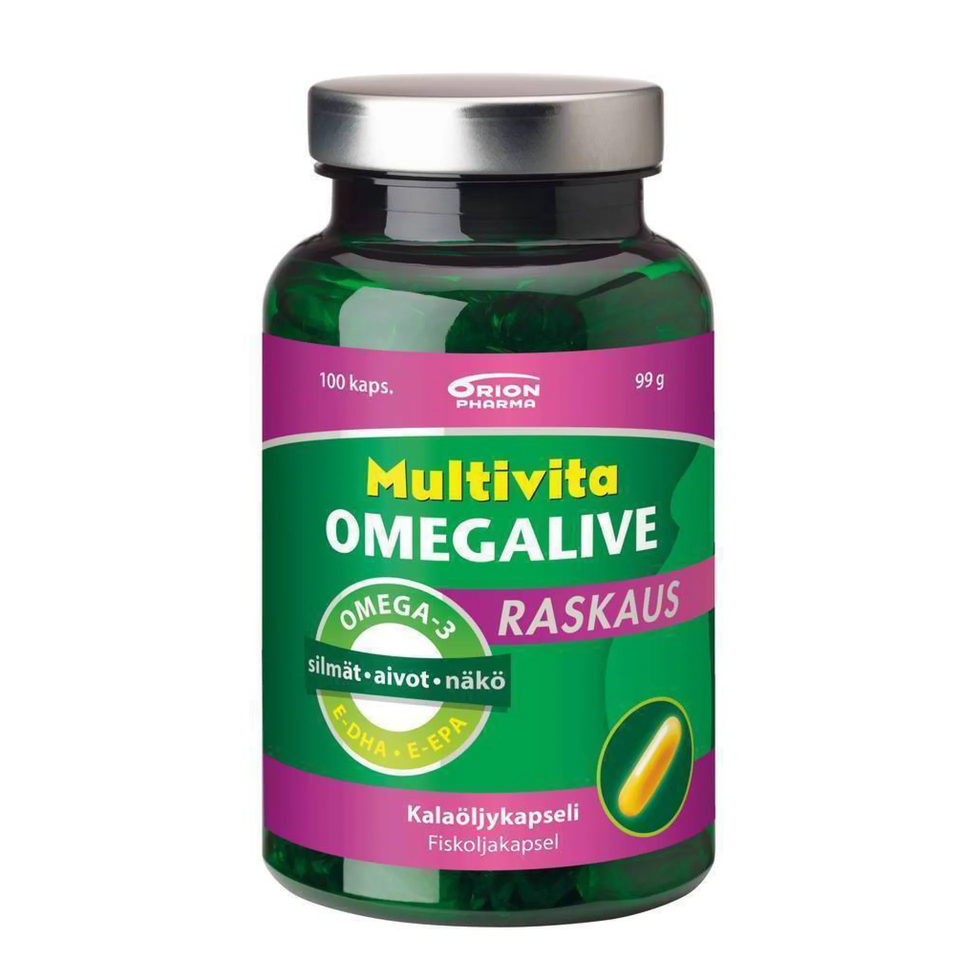 Multivita Omegalive raskaus 100 kaps
