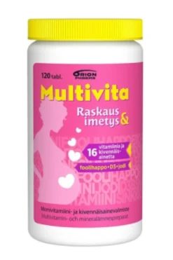 Multivita Raskaus ja Imetys 120 tabl