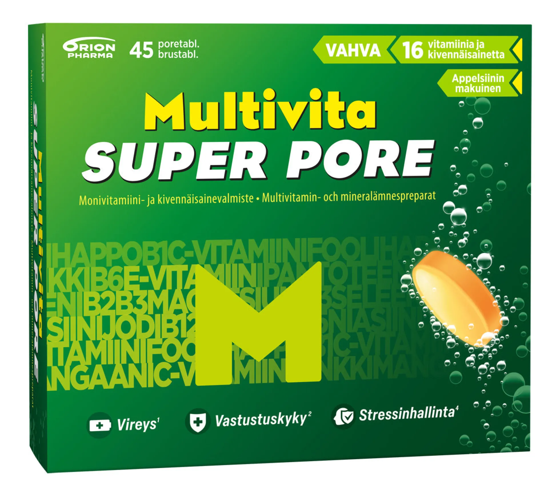 Multivita Super Pore Monivitamiini 45 poretabl