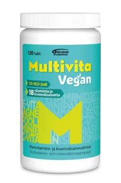 MULTIVITA VEGAN MONIVITAMIINI 120 KPL