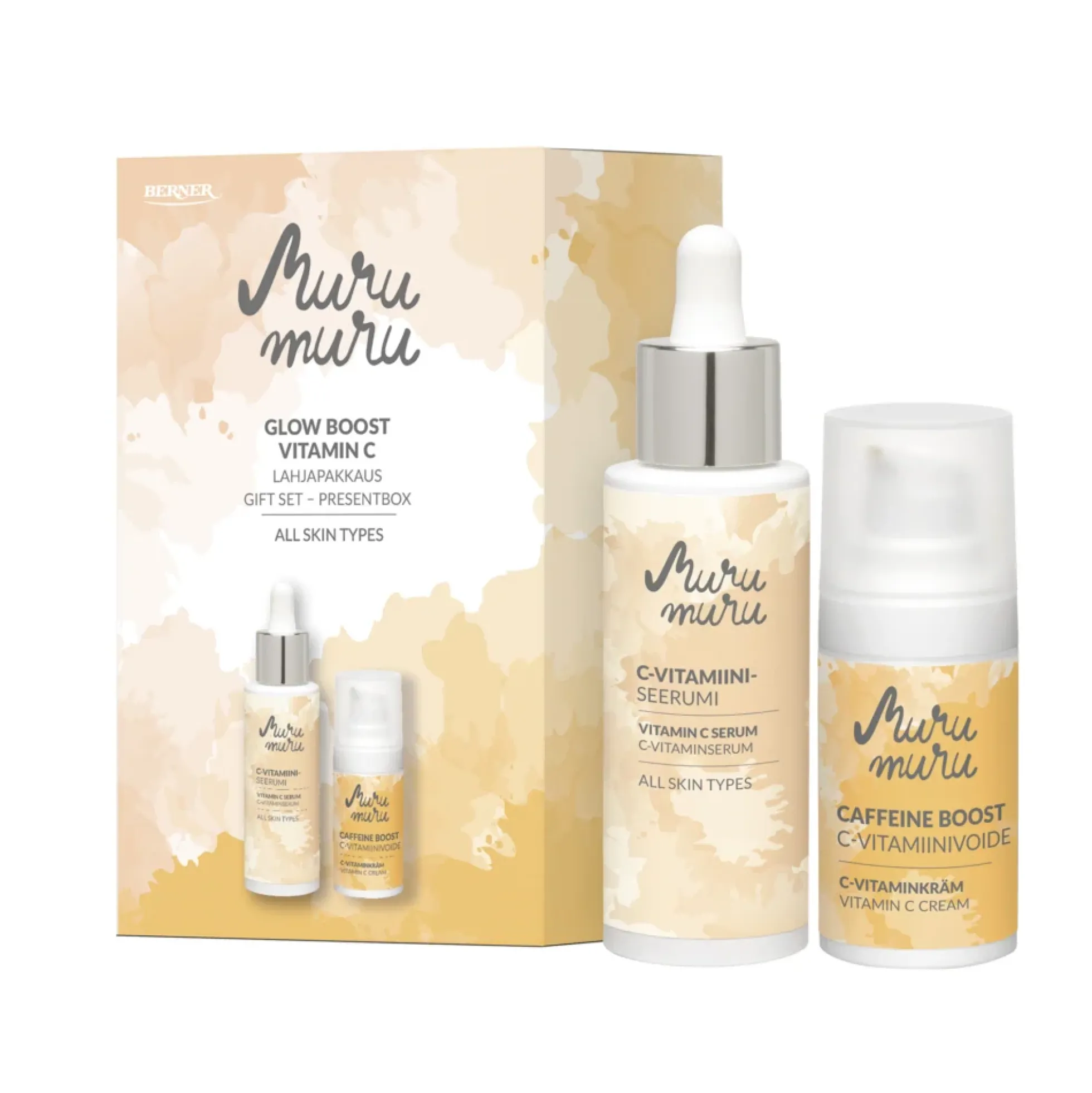 Murumuru Glow Boost Vitamin C lahjapakkaus