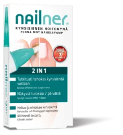Nailner Kynsisienen Hoitokynä 2in1 4ml kynsisienen hoitoon
