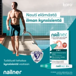 Nailner Kynsisienen Hoitokynä 2in1 4ml kynsisienen hoitoon