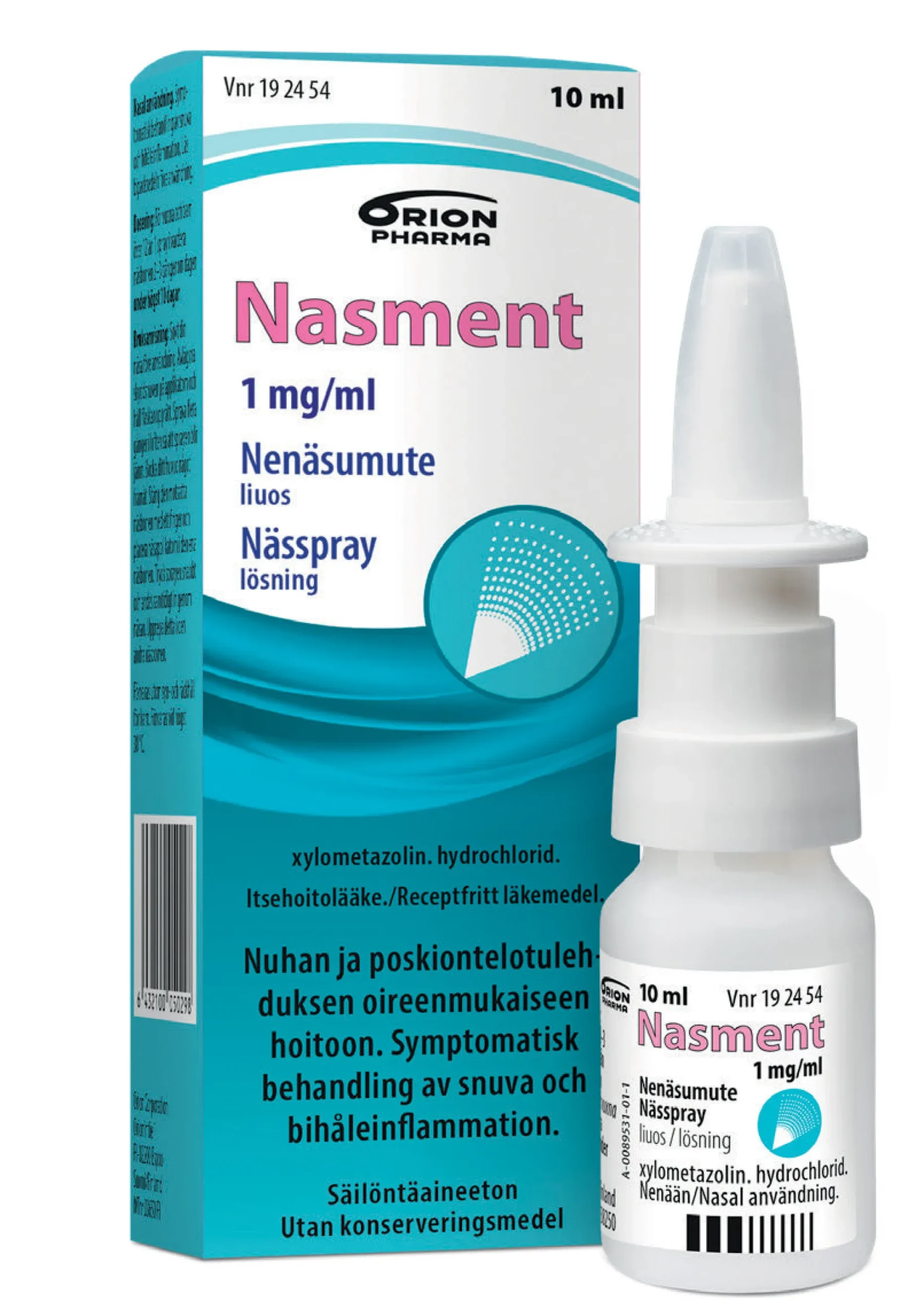 Nasment 1 mg/ml nenäsumute 10 ml