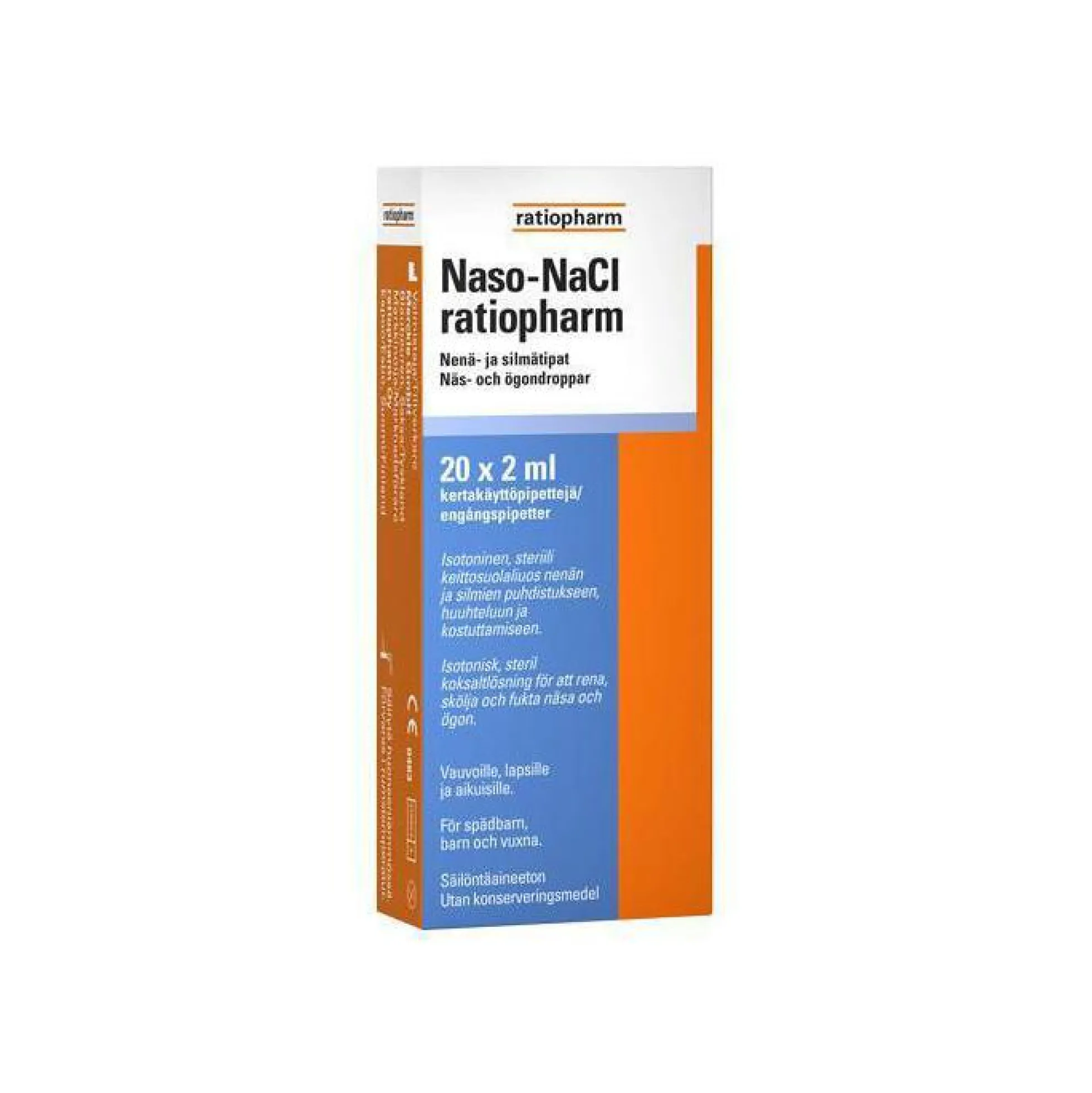 NASO NACL RATIOPHARM 20 x 2 ml