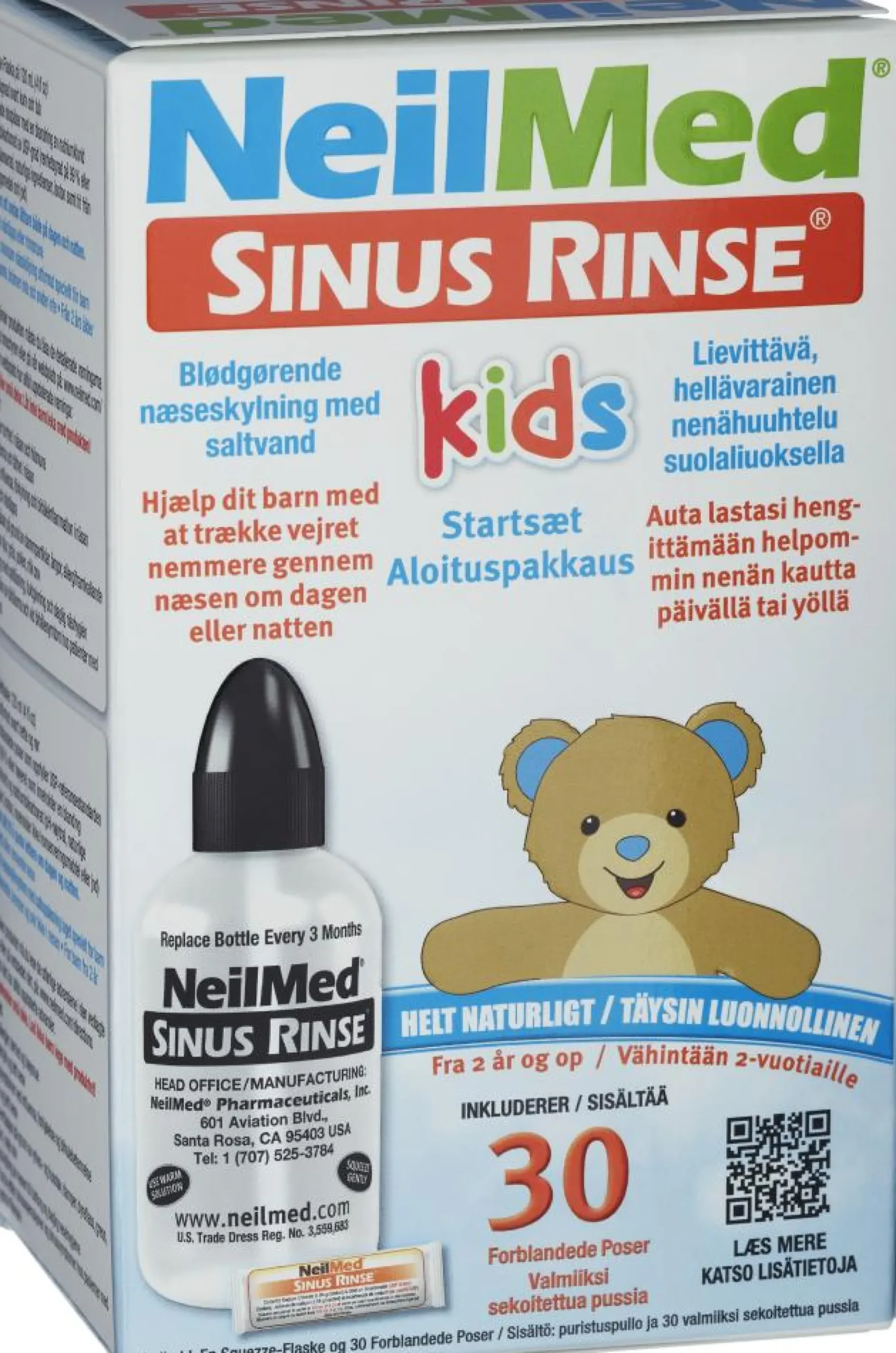 NeilMed Sinus Rinse Kids nenänhuuhtelupullo 1 kpl