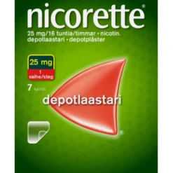 Nicorette depotlaastarit 25 mg/16 h (vaihe 1) - eri kokoja