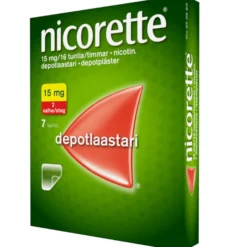 Nicorette depotlaastarit 15 mg/16 h (vaihe 2) 7 kpl