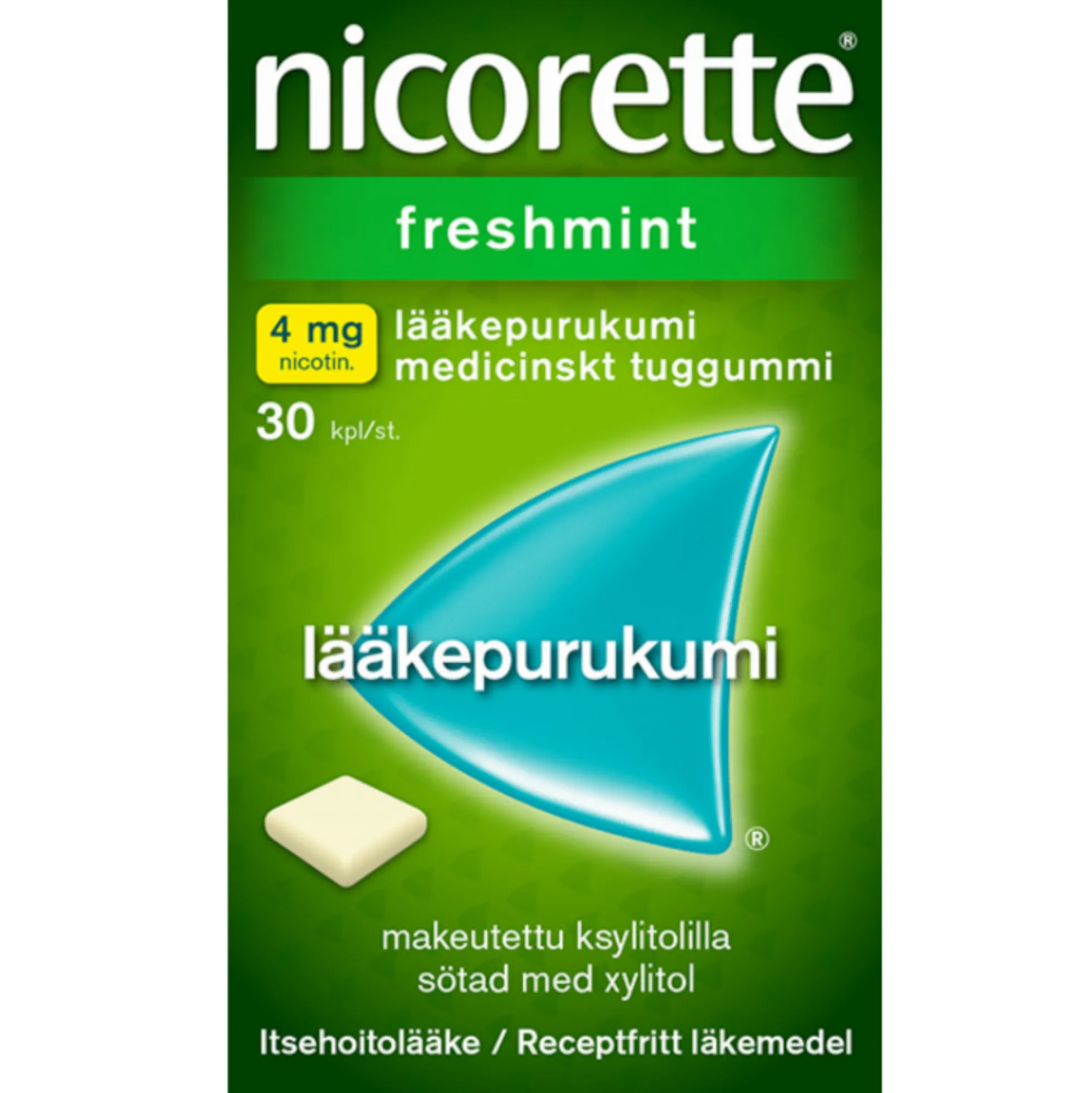 Nicorette Freshmint 4 mg - eri kokoja