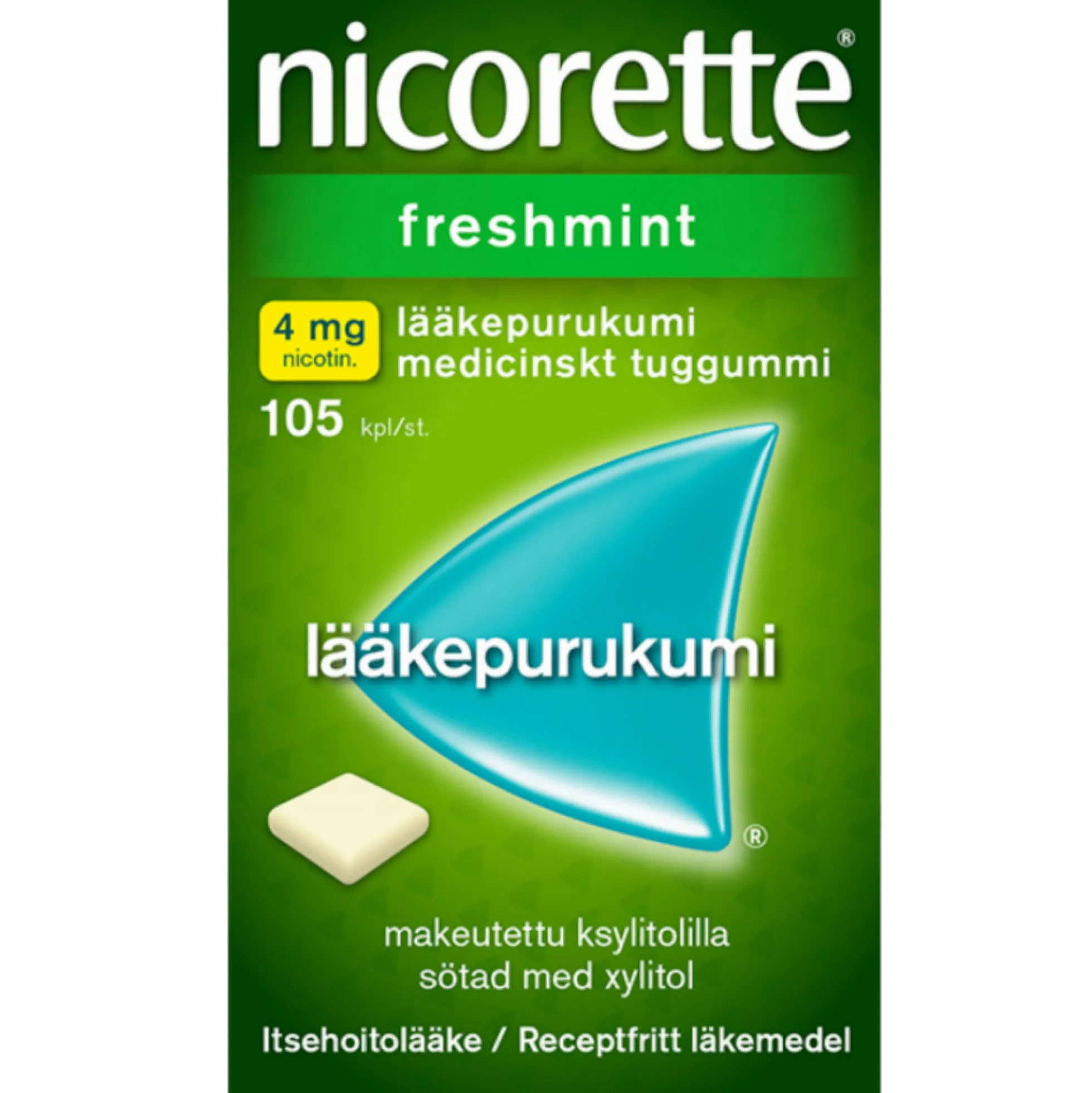 Nicorette Freshmint 4 mg - eri kokoja