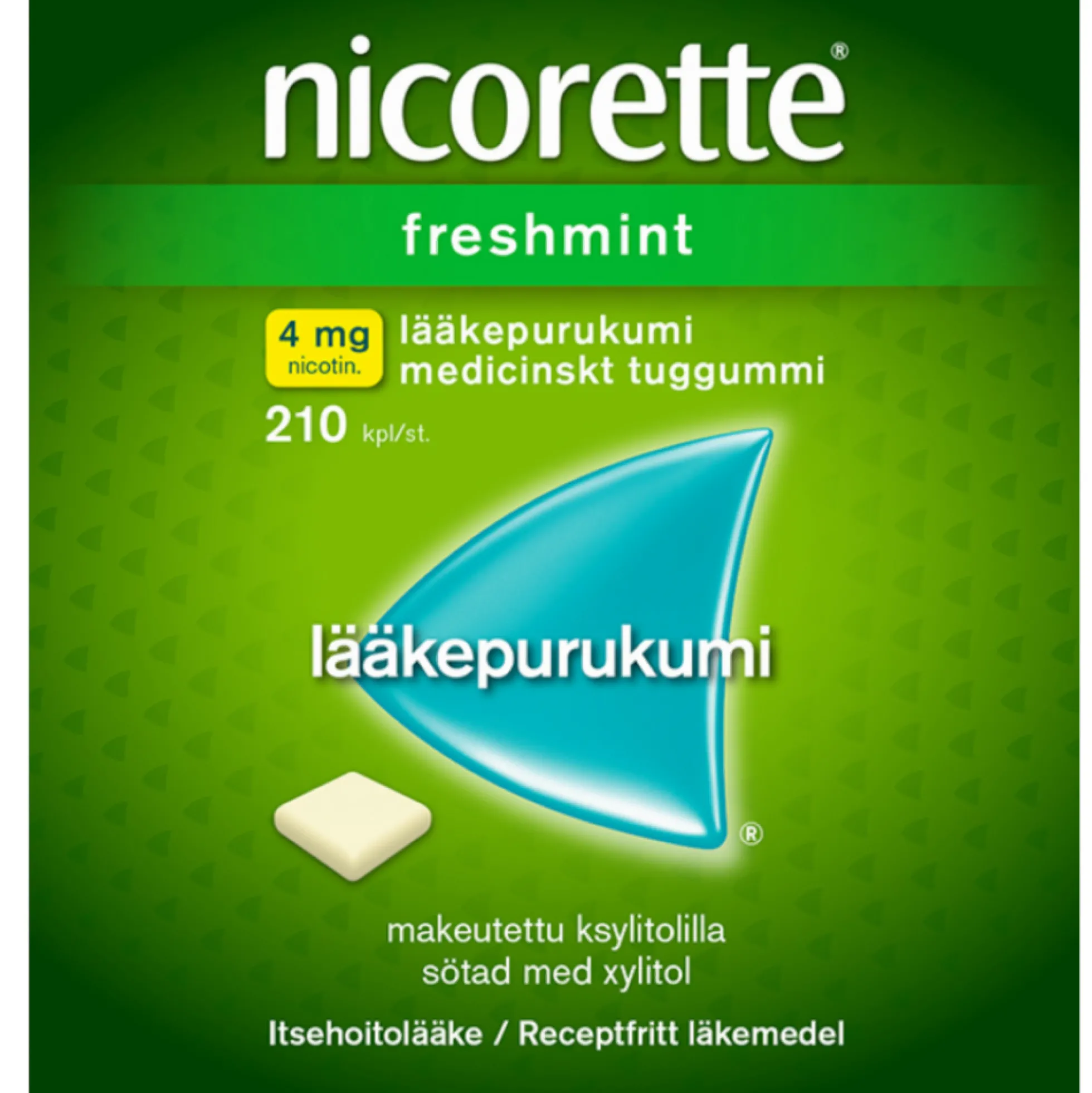 Nicorette Freshmint 4 mg - eri kokoja