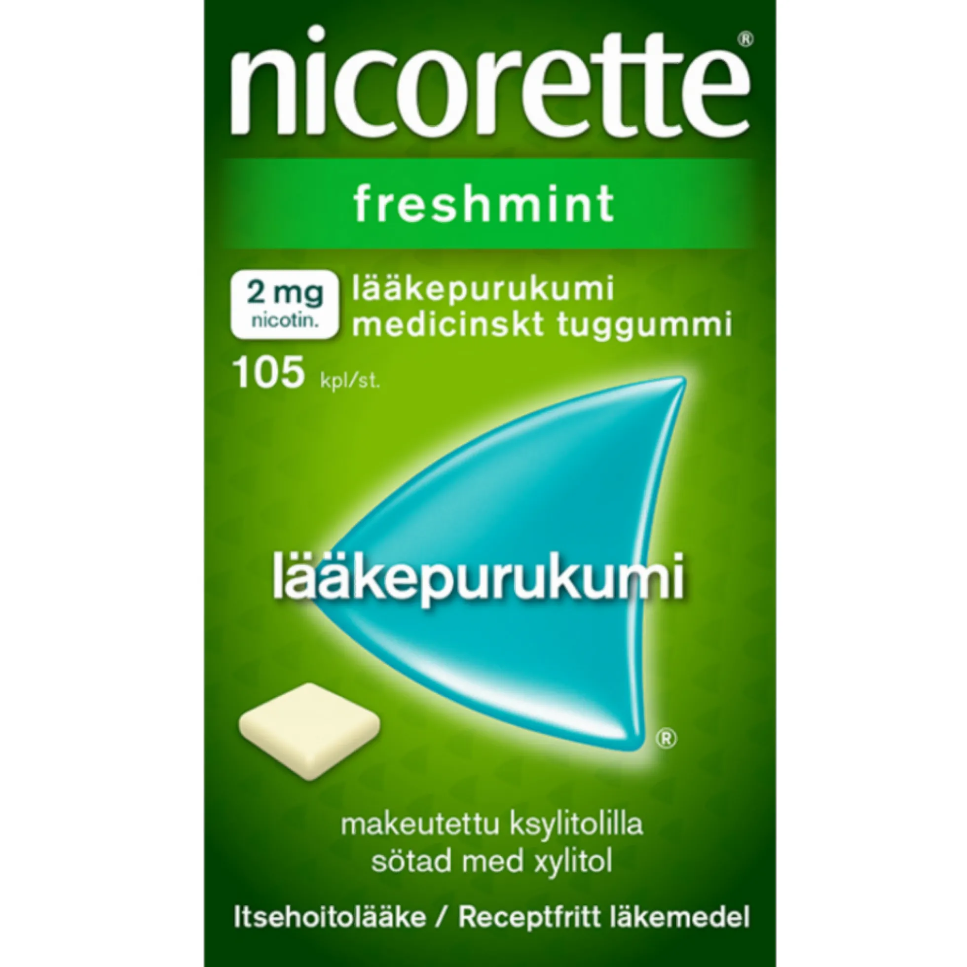Nicorette Freshmint 2 mg - eri kokoja