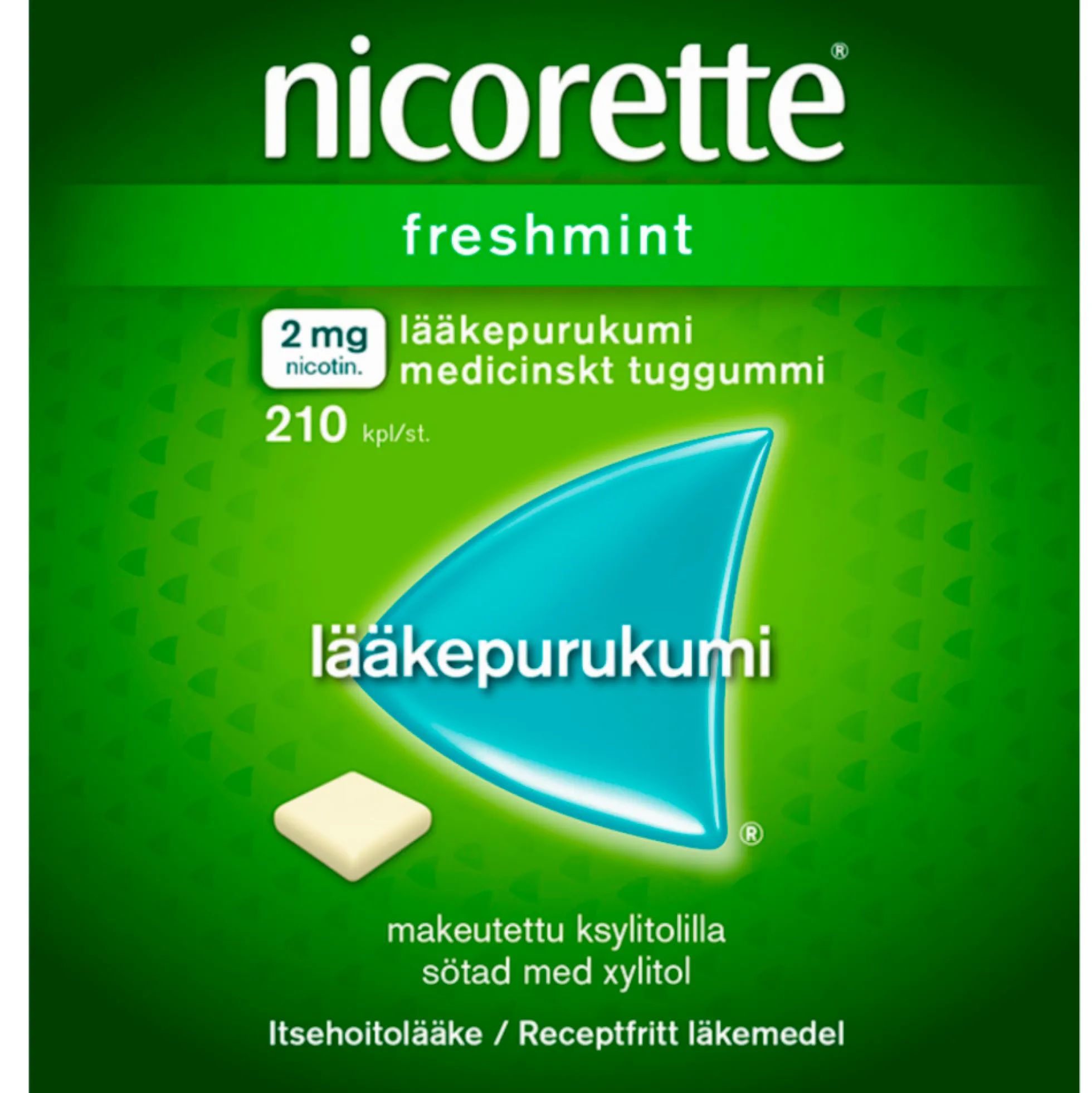 Nicorette Freshmint 2 mg - eri kokoja