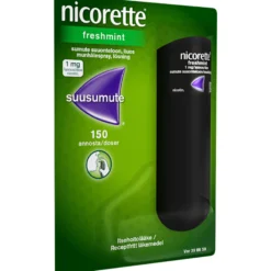 Nicorette Freshmint suusumute 1 mg/annos - eri kokoja