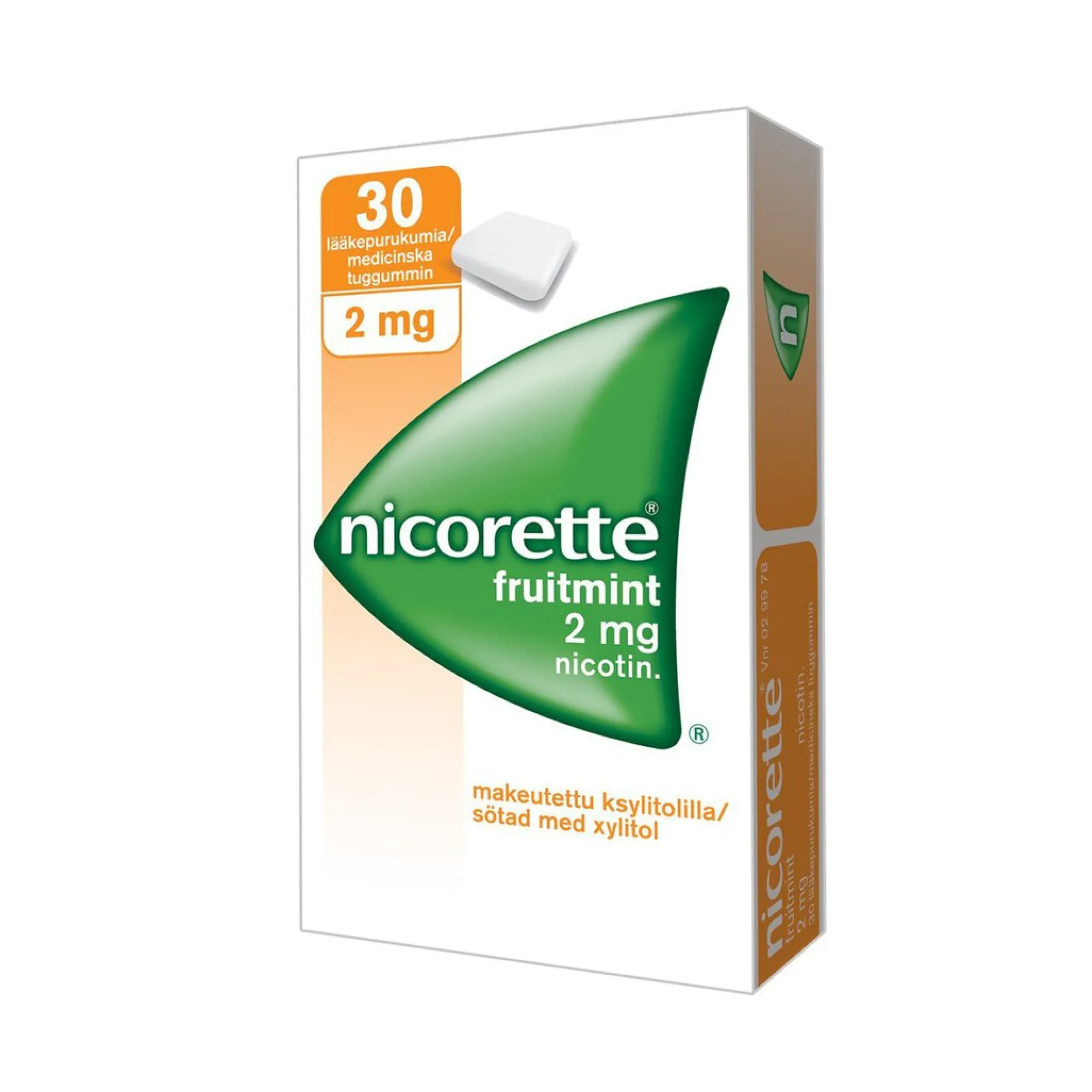 Nicorette Fruitmint 2 mg - eri kokoja