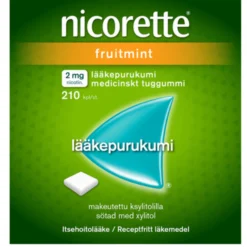 Nicorette Fruitmint 2 mg - eri kokoja