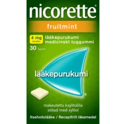 Nicorette Fruitmint 4 mg - eri kokoja