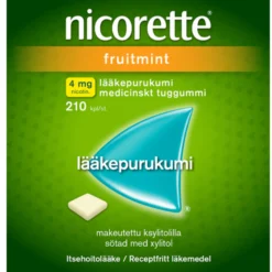 Nicorette Fruitmint 4 mg - eri kokoja