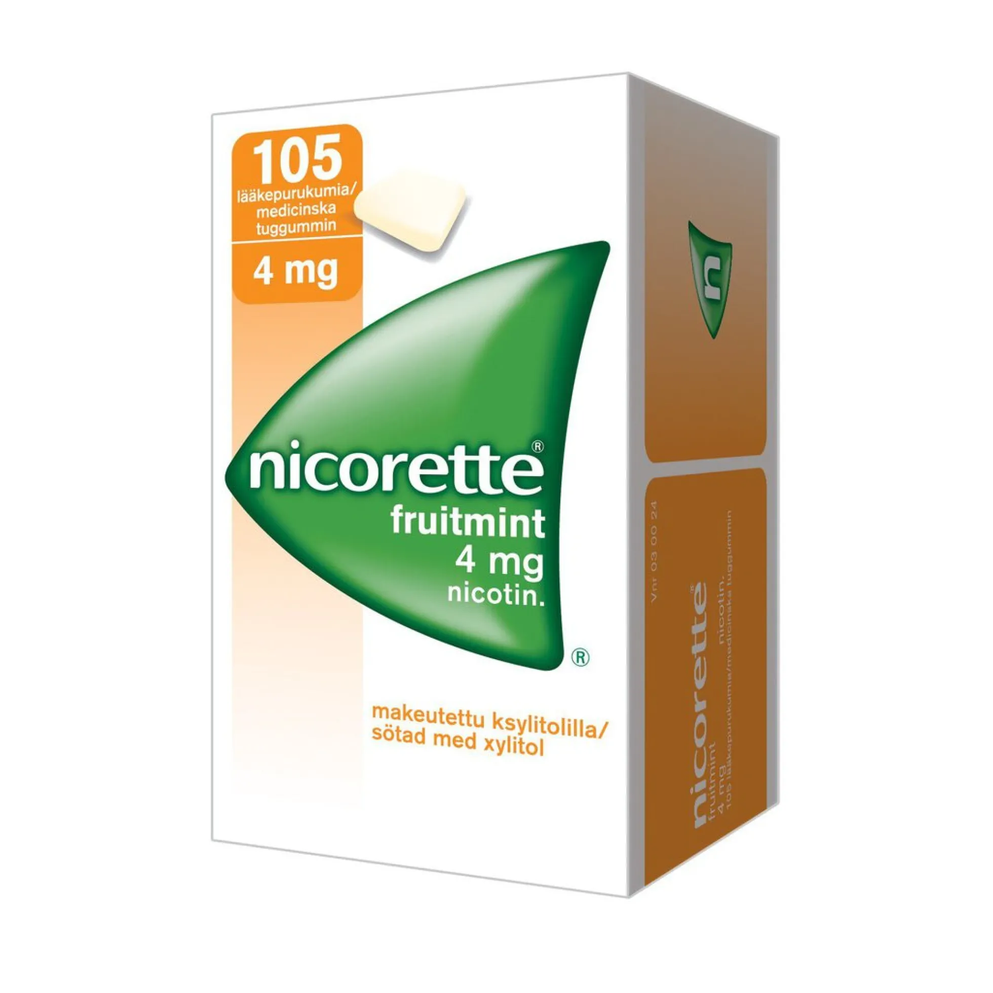 Nicorette Fruitmint 4 mg - eri kokoja