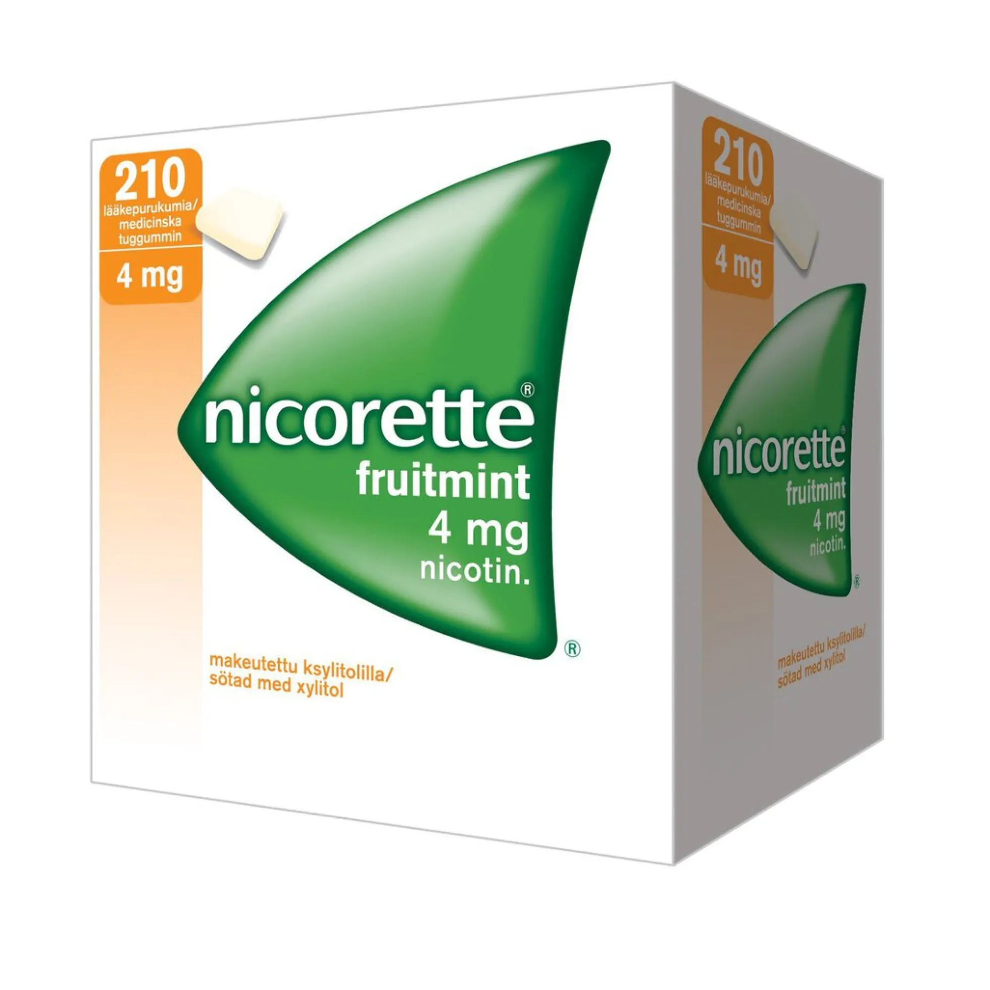 Nicorette Fruitmint 4 mg - eri kokoja