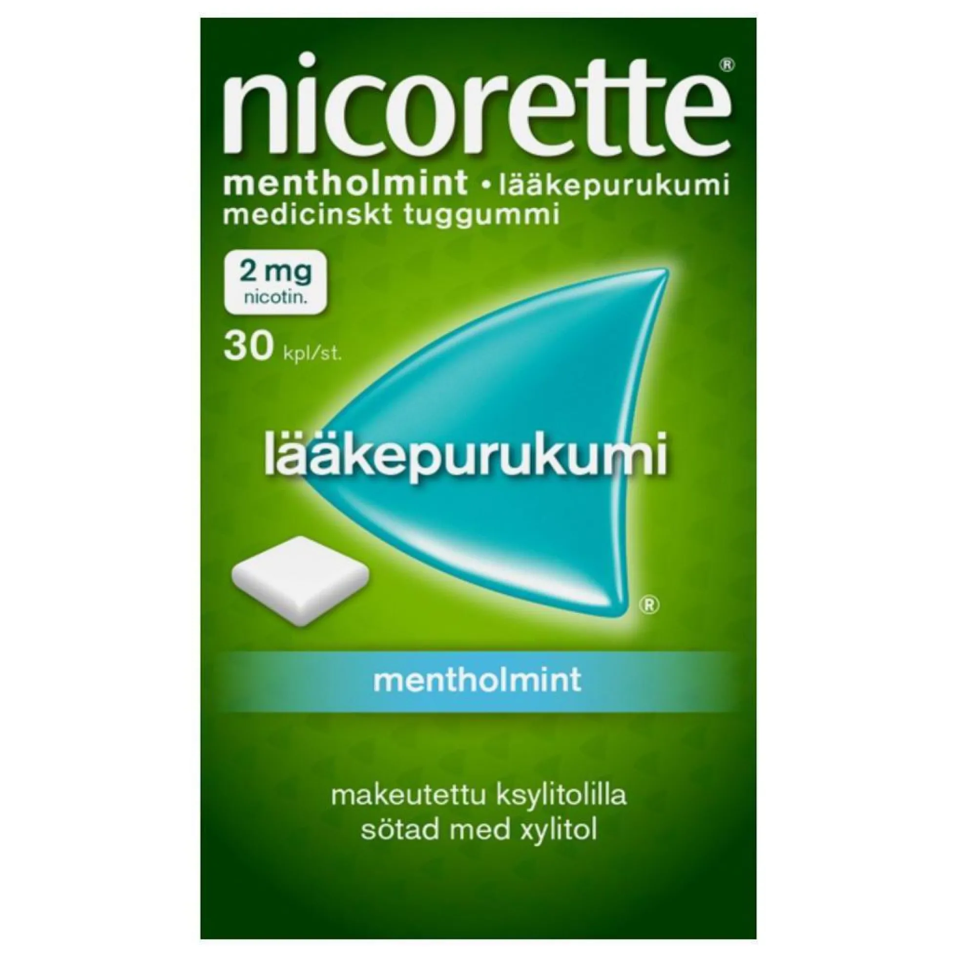 Nicorette Mentholmint 2 mg - eri kokoja