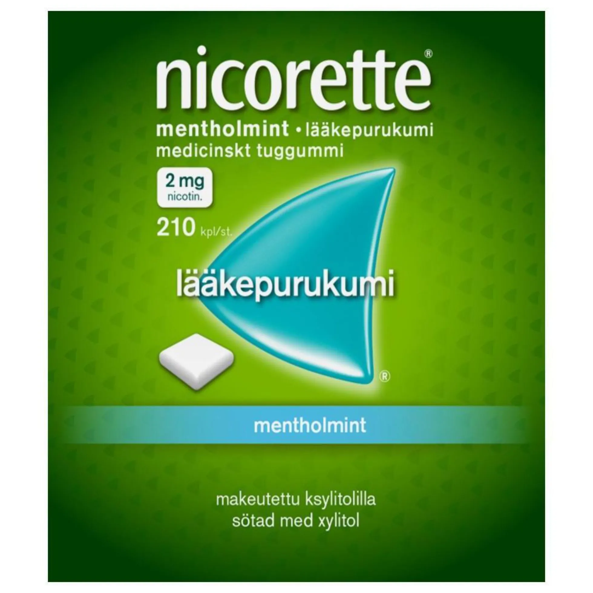 Nicorette Mentholmint 2 mg - eri kokoja