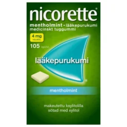Nicorette Mentholmint 4 mg - eri kokoja