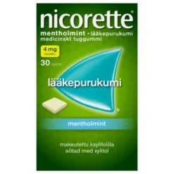 Nicorette Mentholmint 4 mg - eri kokoja