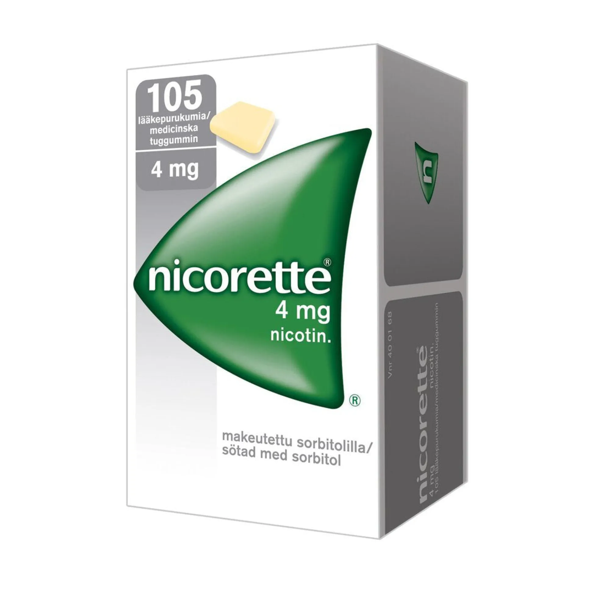 Nicorette 4 mg - eri kokoja