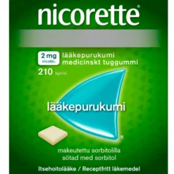 Nicorette 2 mg - eri kokoja