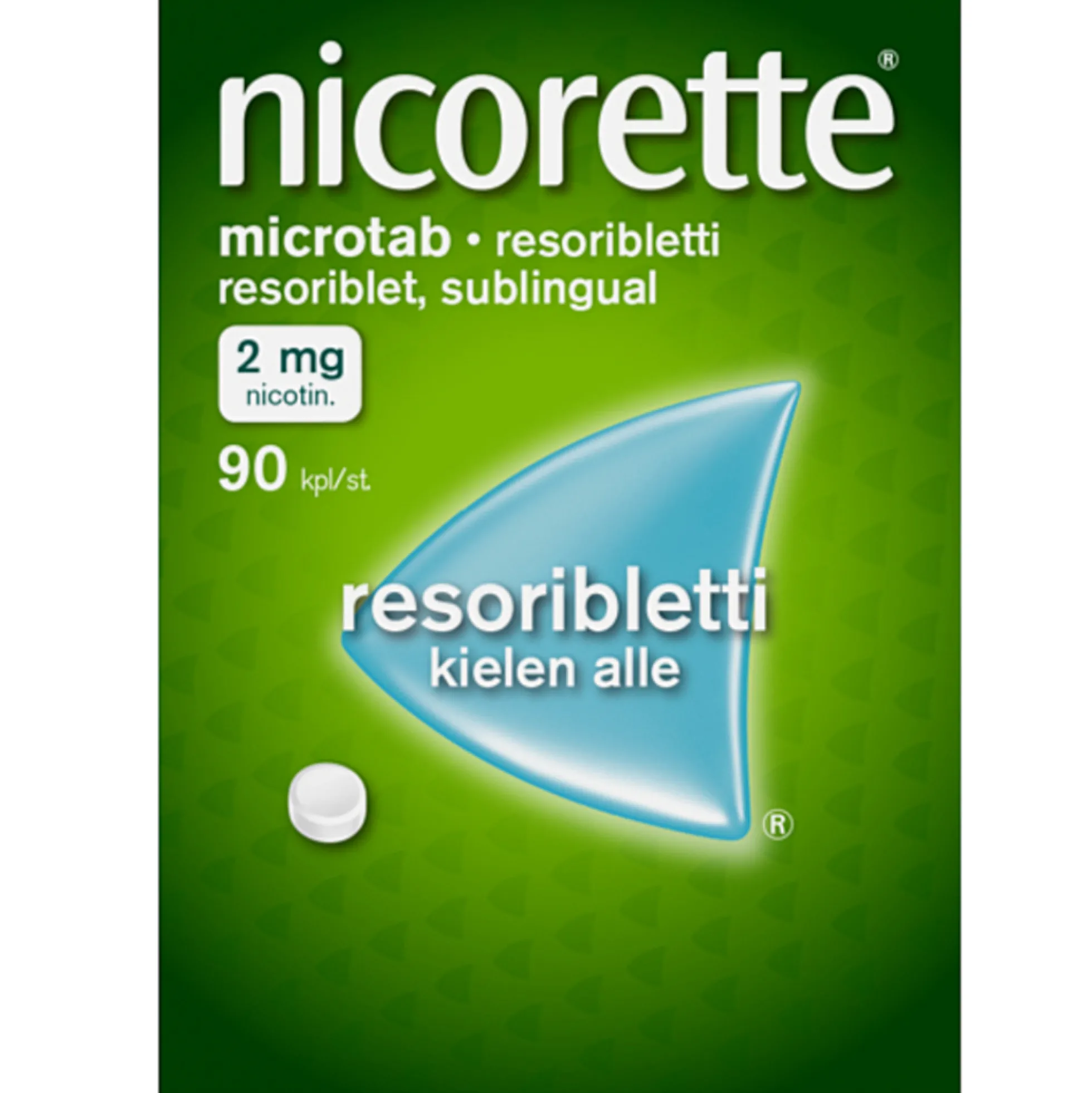 Nicorette Microtab 2 mg 90 tabl