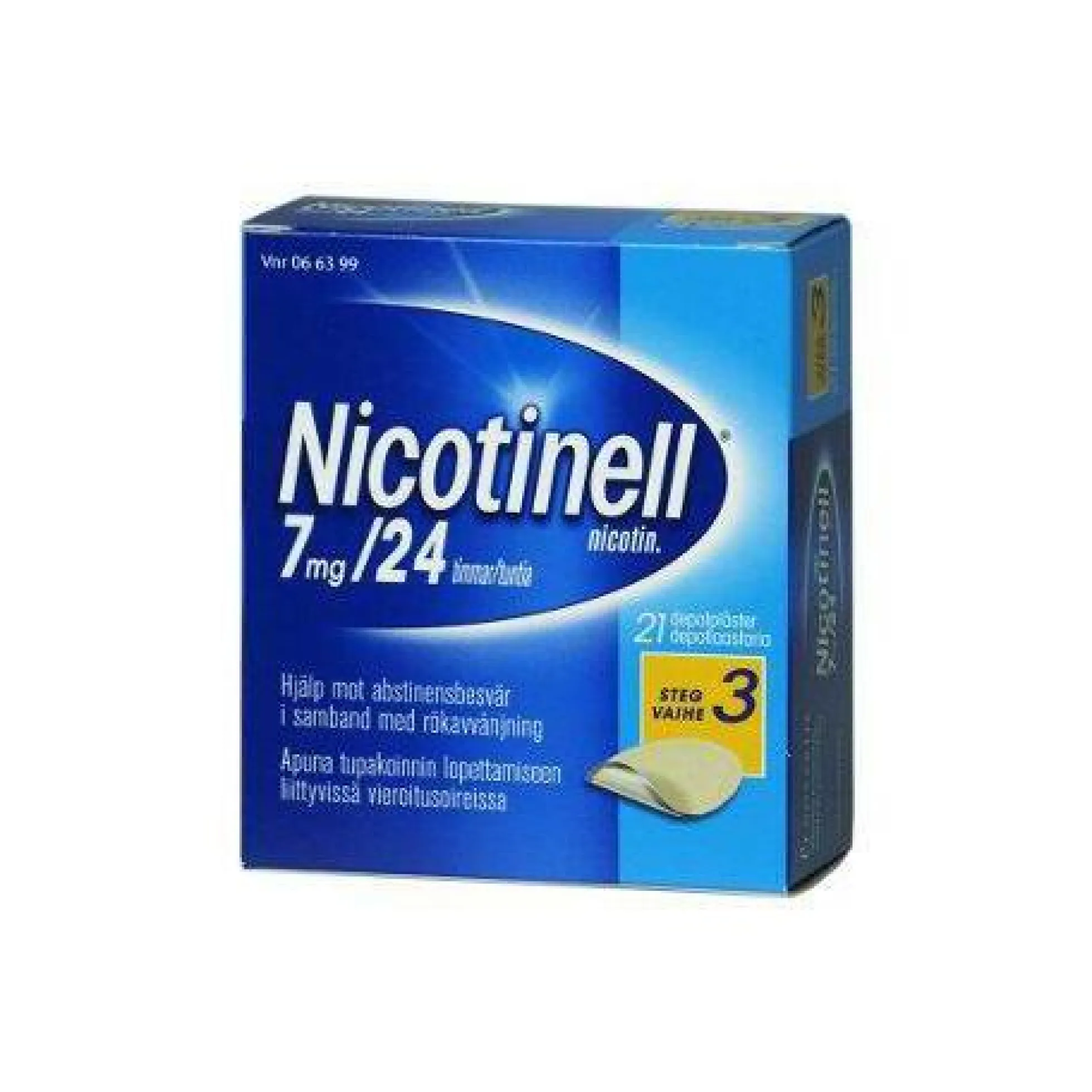 NICOTINELL 7 mg/24 h - eri kokoja