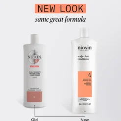 Nioxin System 4 Conditioner for Colored Thinning Hair 1000 ml -Hoitoaine selvästi ohentuneille, värjätyille hiuksille