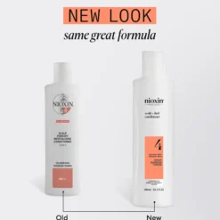 Nioxin System 4 Conditioner for Colored Thinning Hair 300 ml -Hoitoaine selvästi ohentuneille, värjätyille hiuksille